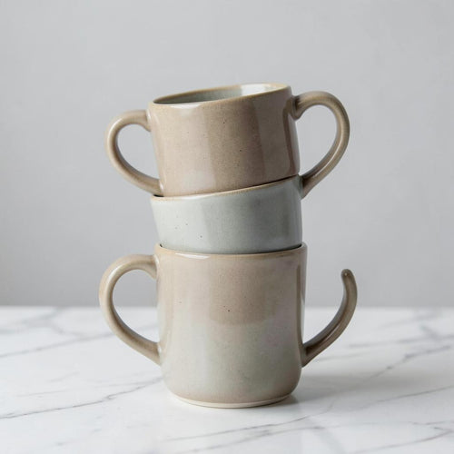 Ceramic coffee mug set